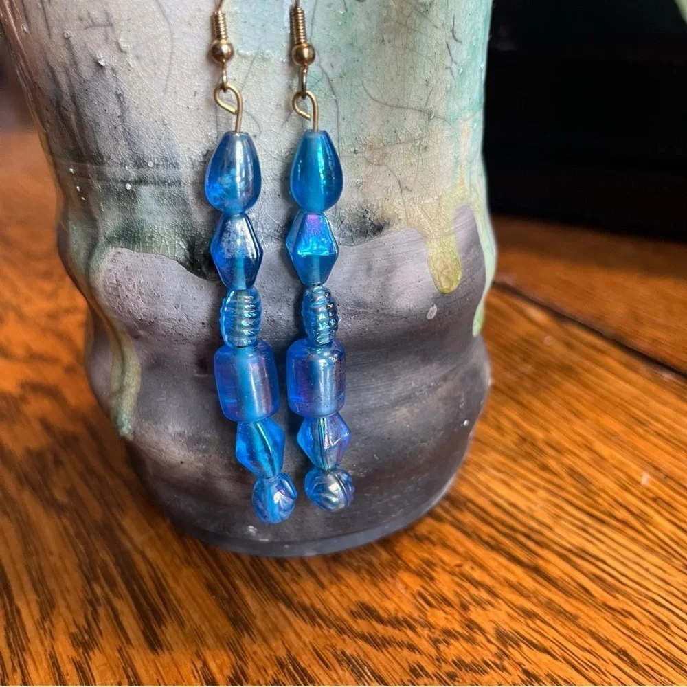 Vintage elegant blue